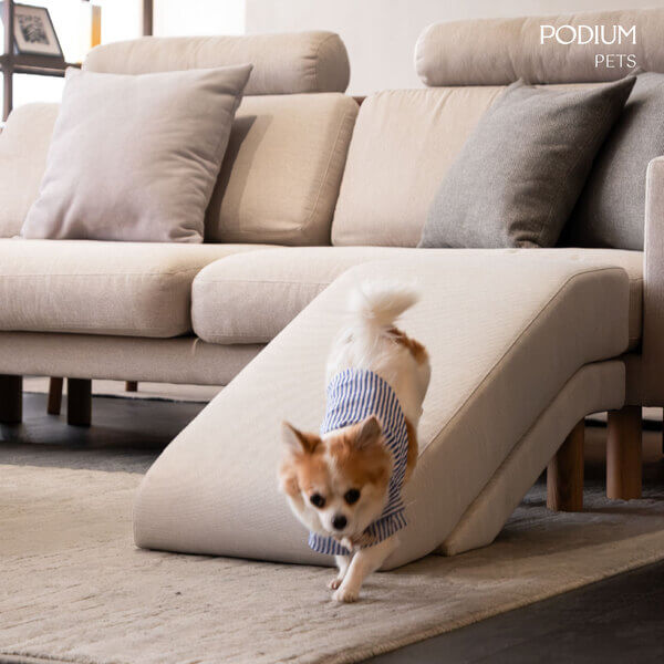ทางลาดสำหรับสัตว์เลี้ยง PODIUM PETS รุ่น RAMS RAMP สีเทา